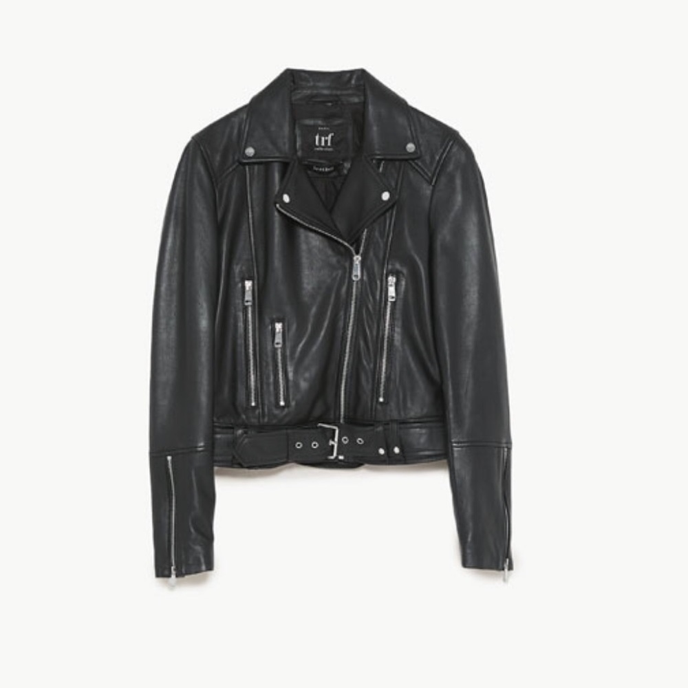 🔥 Zara_TRF Woman’s Leather Jacket 🔥